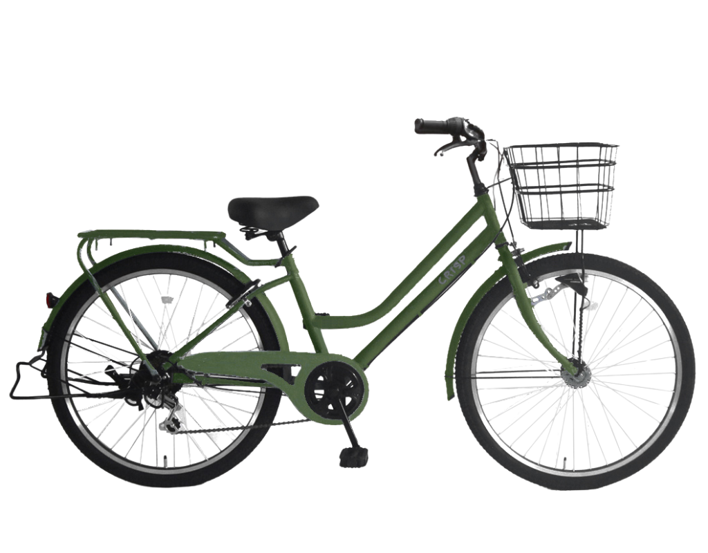 【引き取り限定】CRISP クリスプ シティサイクル 26インチ LED６段ギア 引き取り限定】CRISP クリスプ シティサイクル 26インチ LED6段
