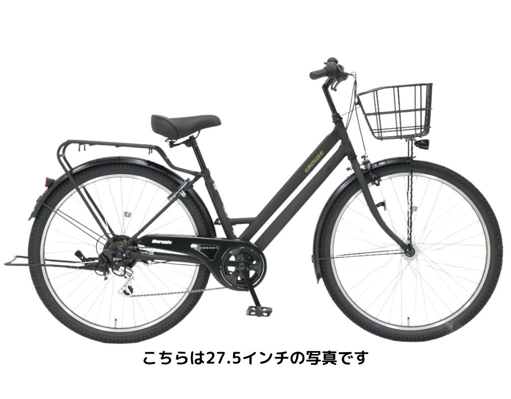 27.5型 自転車 グラウス マットブラック FATP2756RZ 外装6段 27.5型 自転車 グラウス マットブラック FATP2756RZ 外装6段