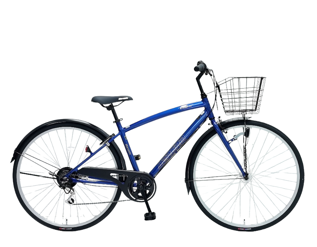 27インチ自転車　グレイッシュブルー ブリヂストン MarkRosa277 2022 クロスバイク 27インチ 7段変速