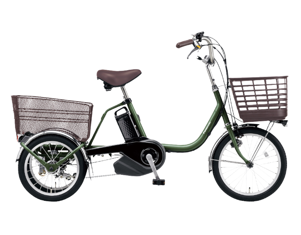 C028 美品 Panasonic 電動アシスト三輪車 ビビライフ Panasonic ビビライフ – コンズサイクル WEBSTORE ネットで注文