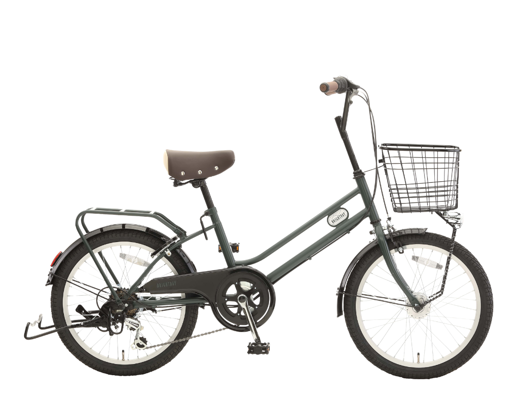 アサヒサイクル ブライトデイ20インチ 自転車 オートライト 6段変速
