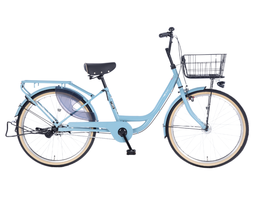 シティサイクル Blue シティサイクル 27インチ CROSS WORKS 外装6段 