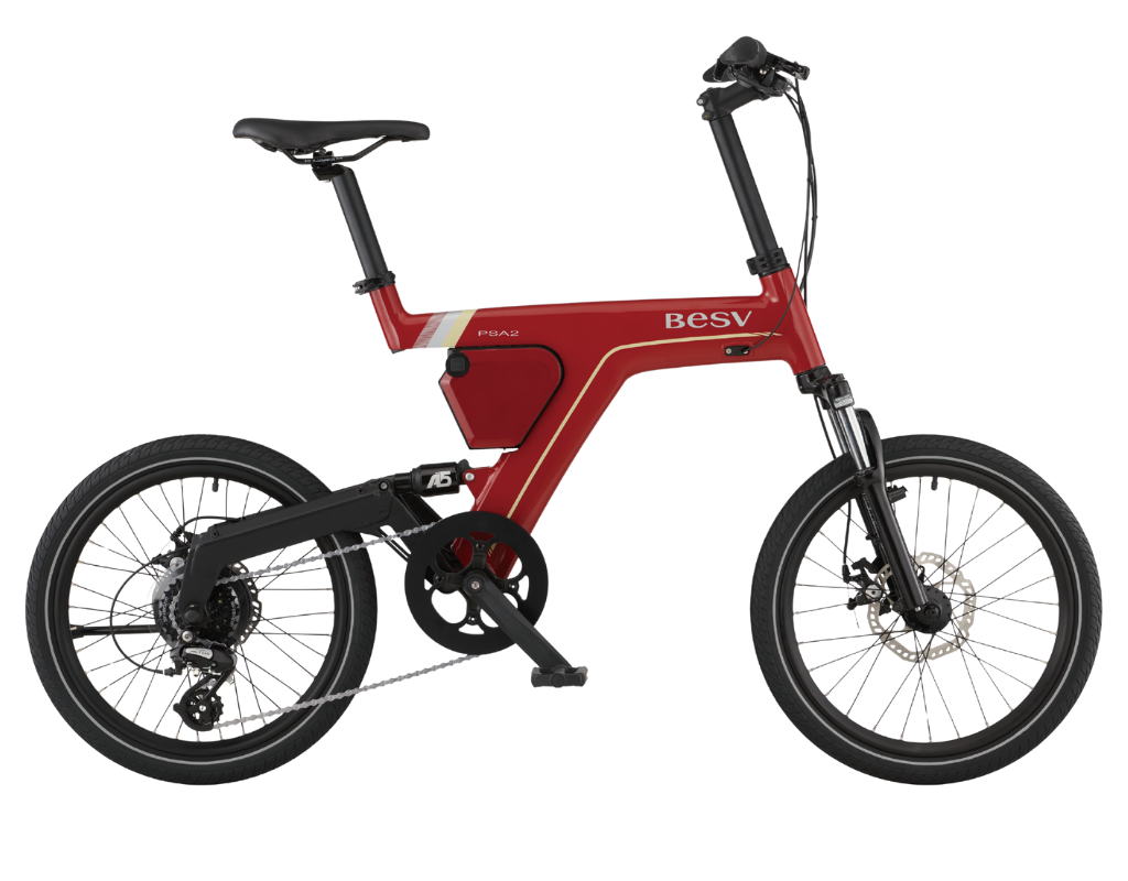 新モデル　20インチ　電動ミニベロ　ebike　カーディナルレッド